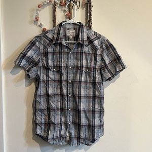 Lucky Brand Men’s Short Sleeve Button Down